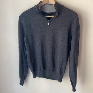 100% merino wool Marco Fiori  quarter zip.